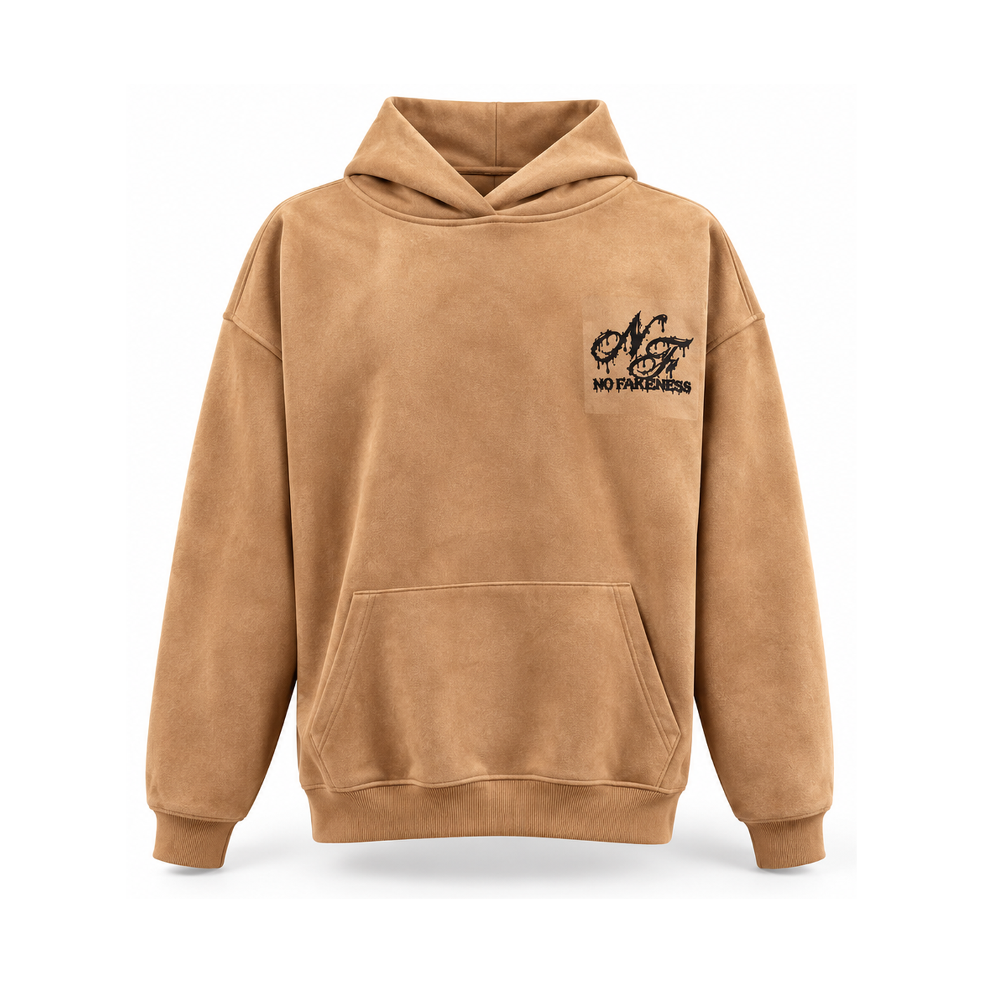 no_fakeness_mocha_hoodie_white_background.png