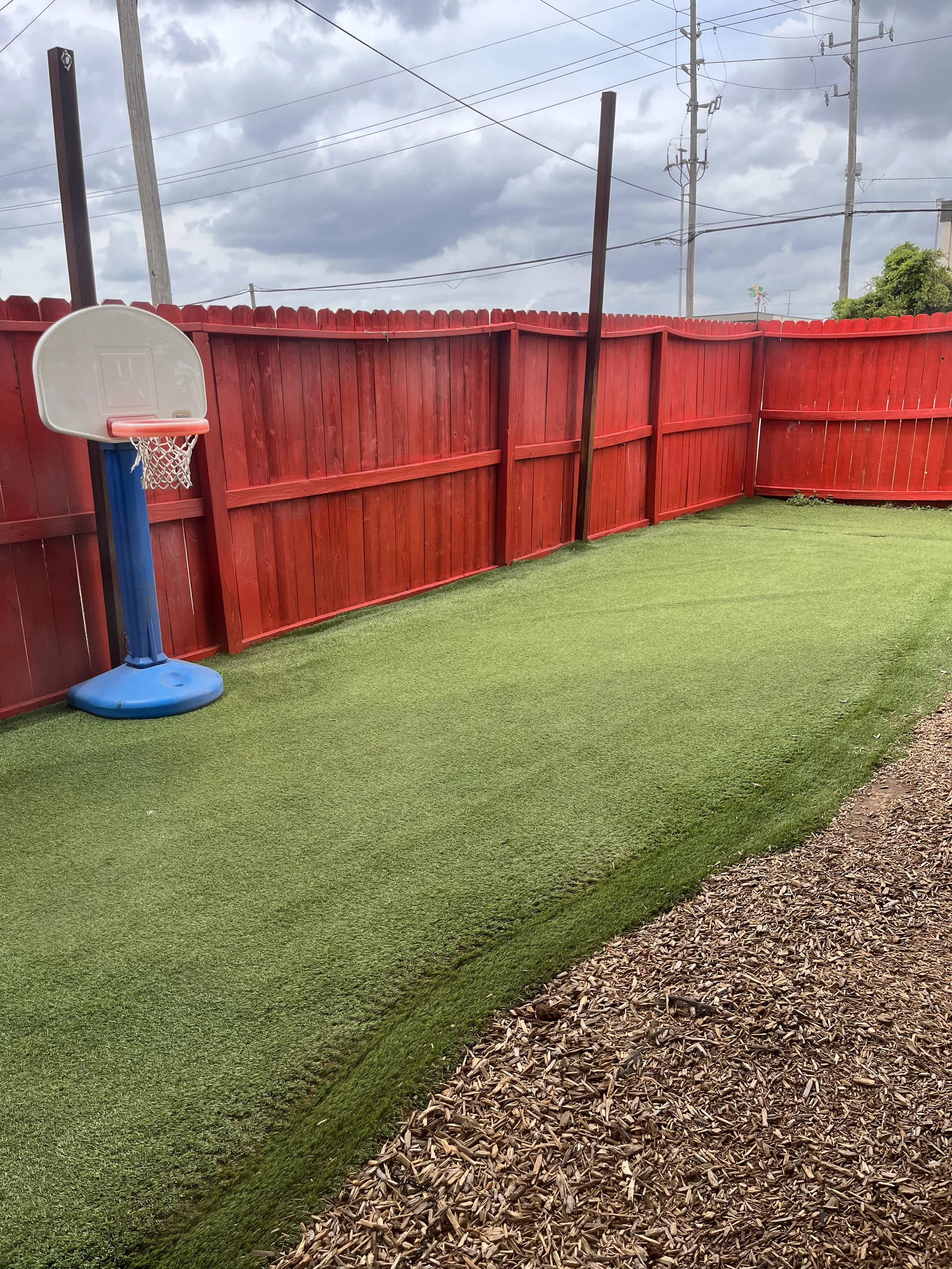 Our new outdoor space!