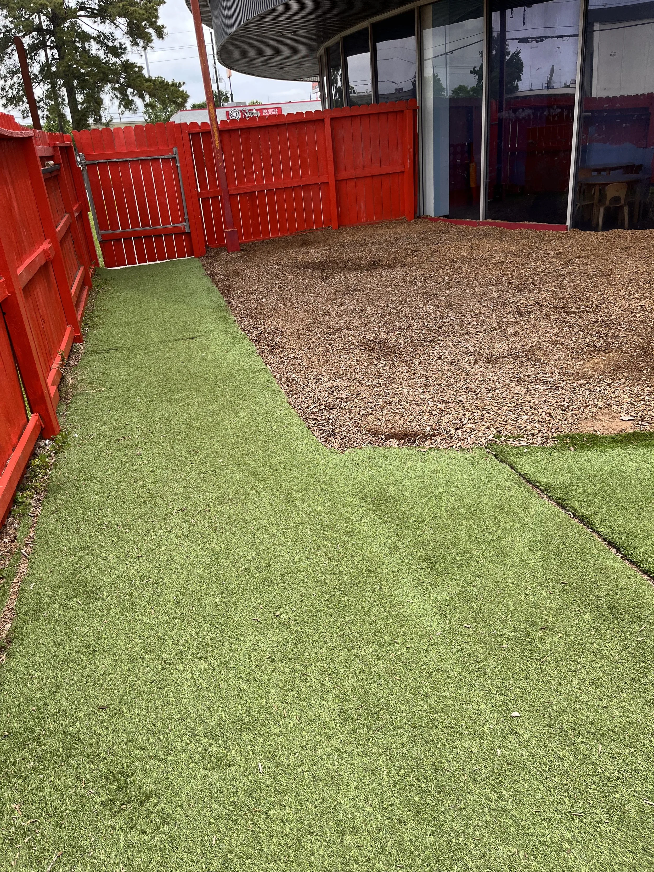 Our new outdoor space!
