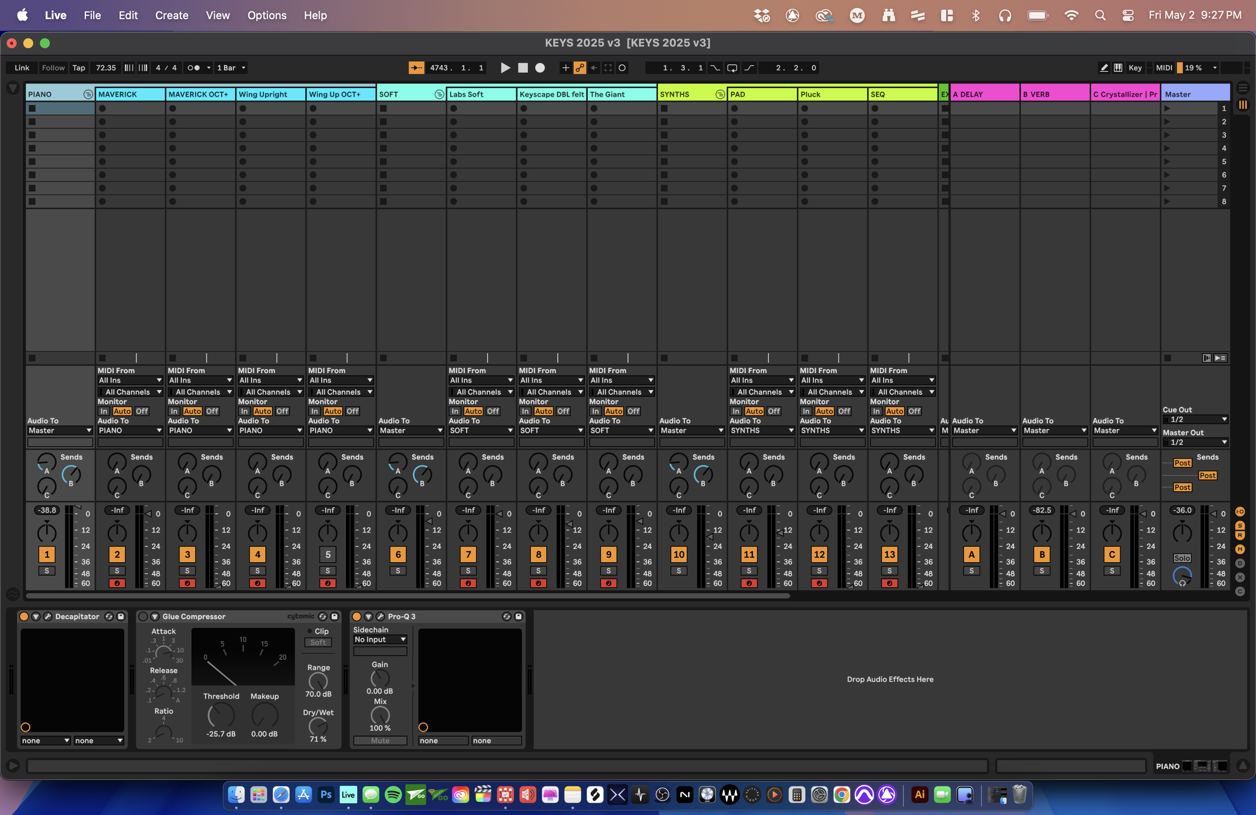 FREE | Ableton Worship Keys Template