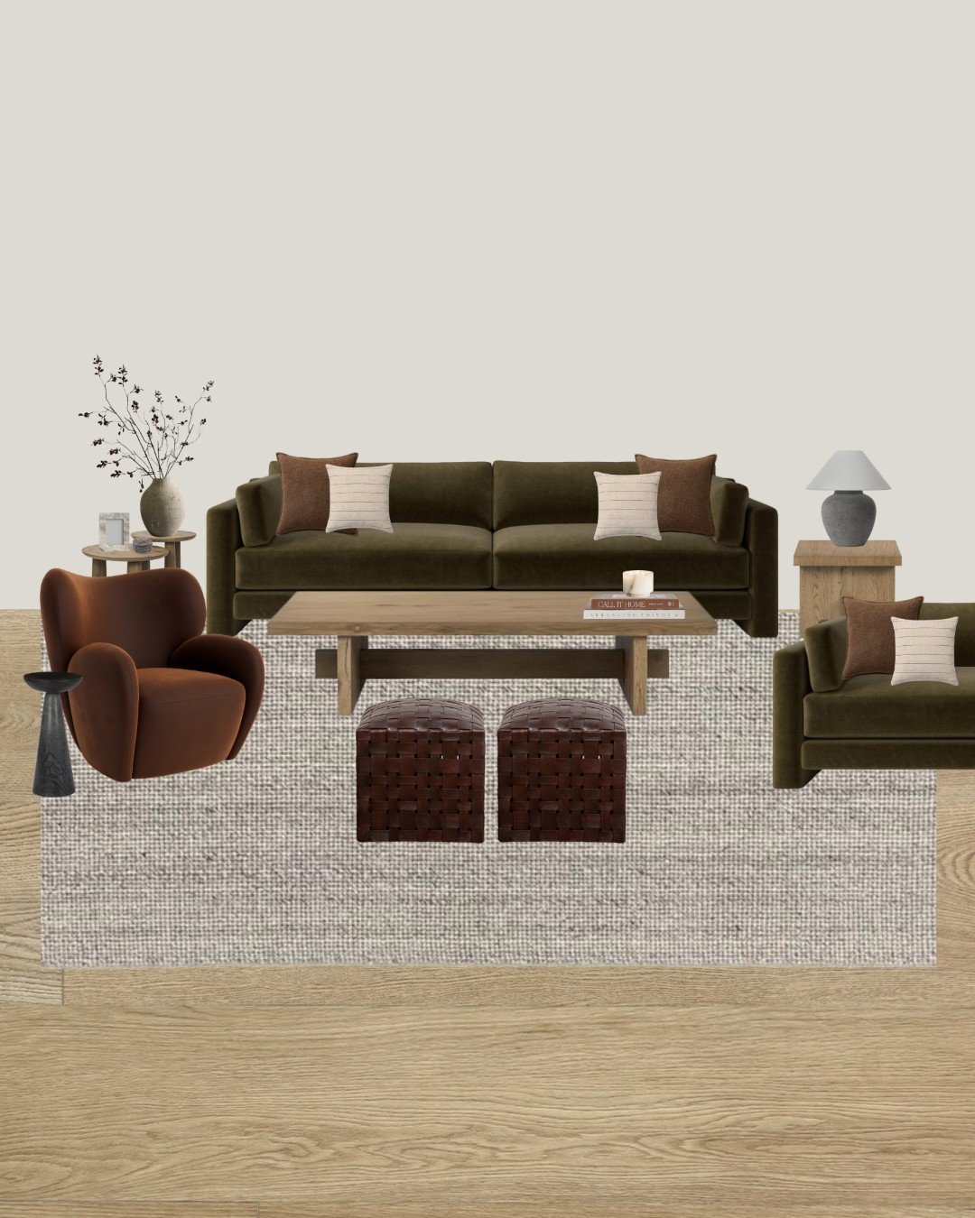 Just wrapped a furnishing and styling project for our wonderful clients! We presented a few concepts for one of the spaces in their beautiful home&mdash;and this was one of the options. Isn&rsquo;t it amazing how much impact paint alone can have? Whe