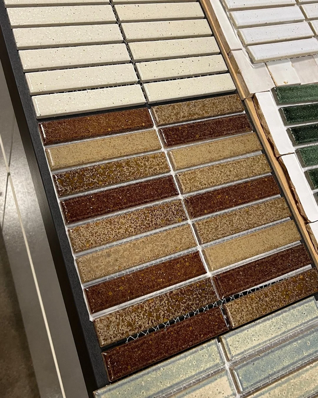 The prettiest tile encounter we had a few weeks back ✨ Just one example of why you hire us&mdash;because we find beautiful, innovative materials, like this, for your space... and much much more!

#interiordesign #designplanning #homedesign #designerg