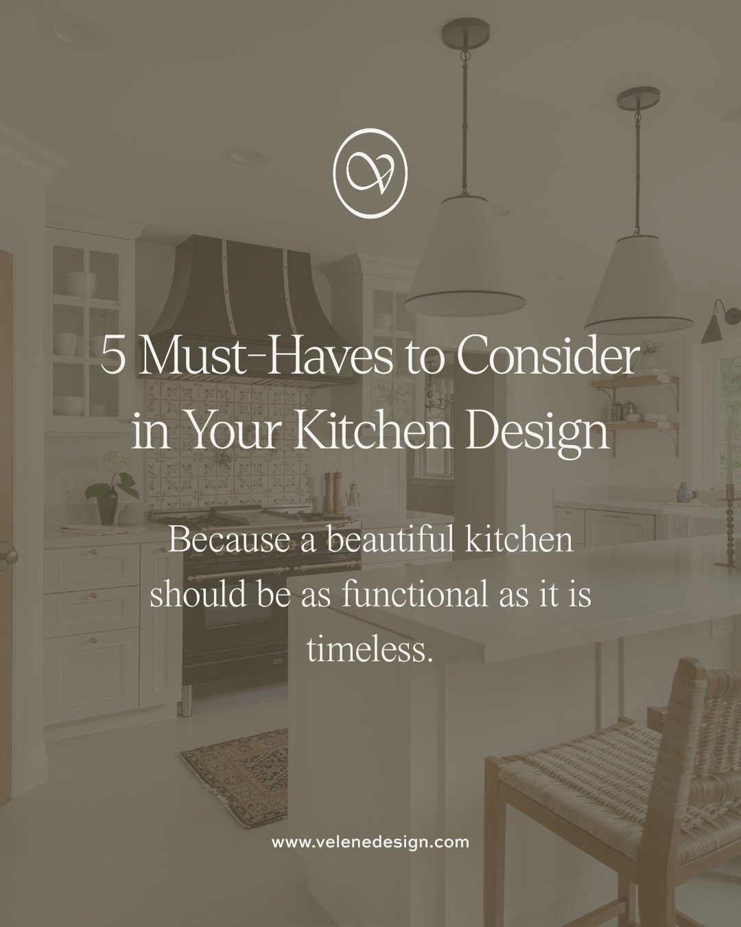 Creating a kitchen takes thought, intention, and truly listening to your needs. It actually reminds me of my fashion design days &mdash; fun fact, I used to design athletic wear! ✨

Back then, it was all about creating flattering, innovative pieces i