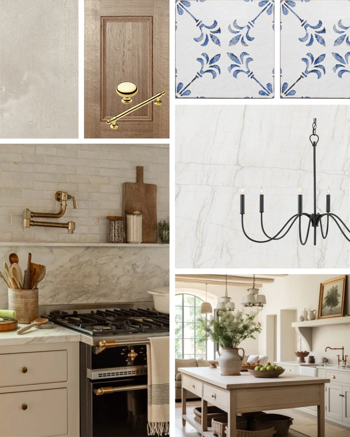 We&rsquo;re so excited to be finishing up this French country kitchen we&rsquo;ve been working on! Sharing our mood board and renders of the finished design, and we cannot wait to show you the real-life photos. Stay tuned! 

#kitchenremodel #interior