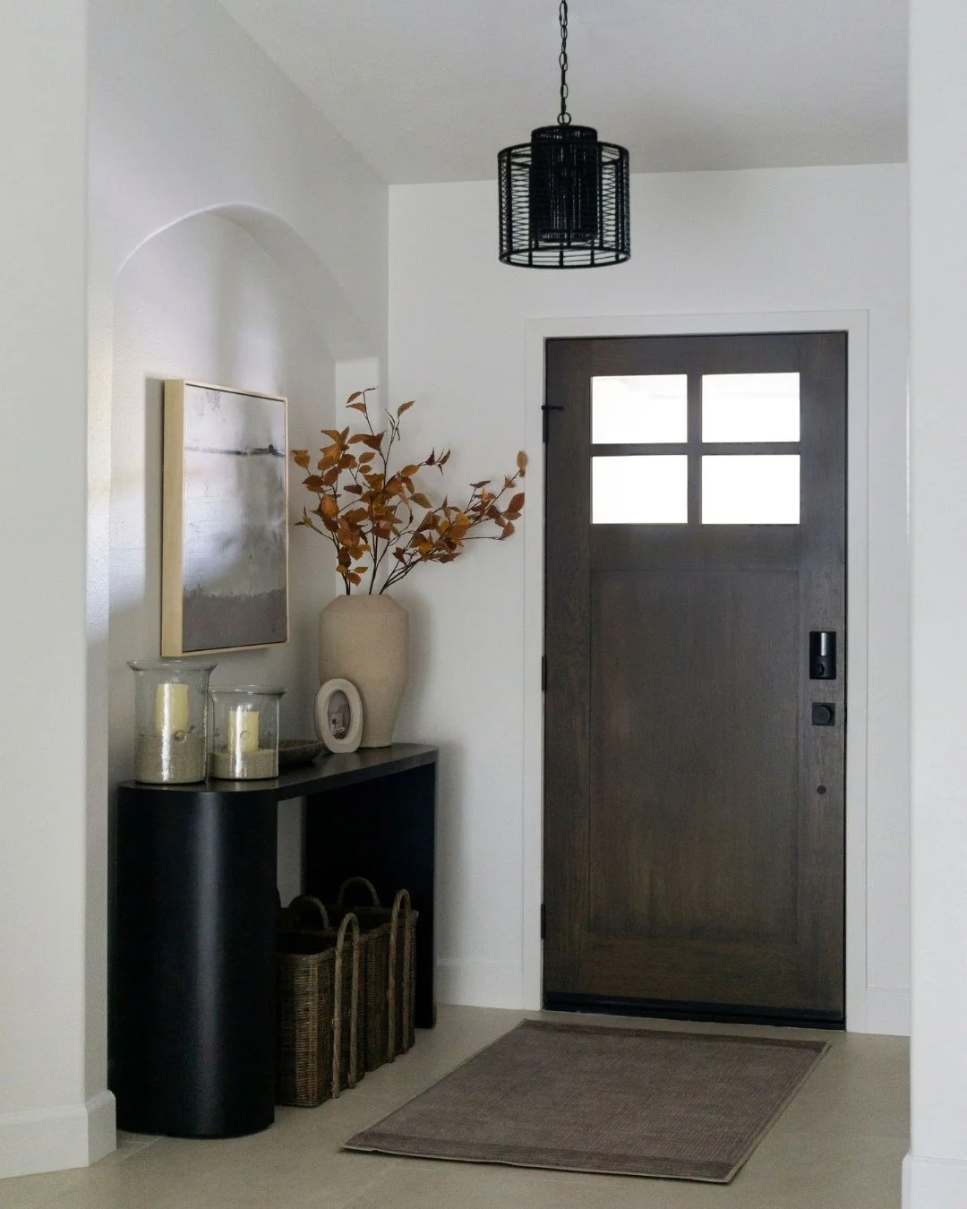 The entryway sets the mood for the entire home&mdash;welcoming you in, grounding the space, and offering a glimpse of what's to come.