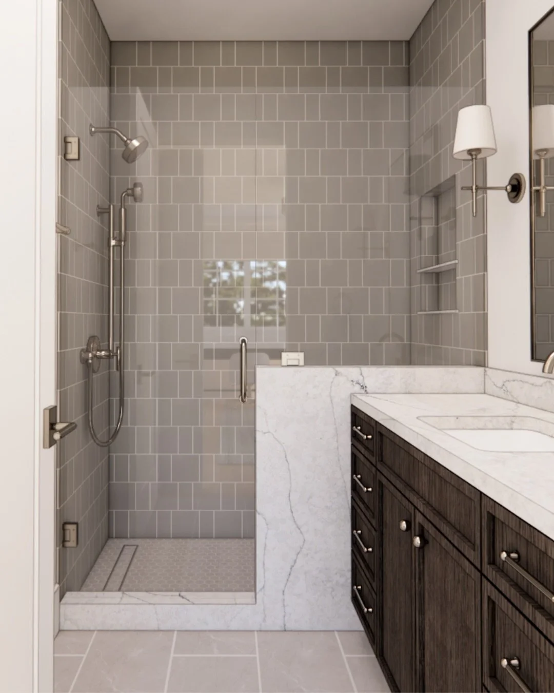 Bathroom design tips from your designer bestie! 🤎

Designing a beautiful bathroom goes far beyond choosing the perfect tile (although we LOVE that part!).

It&rsquo;s all about creating a space that feels effortless, functions beautifully, and stand
