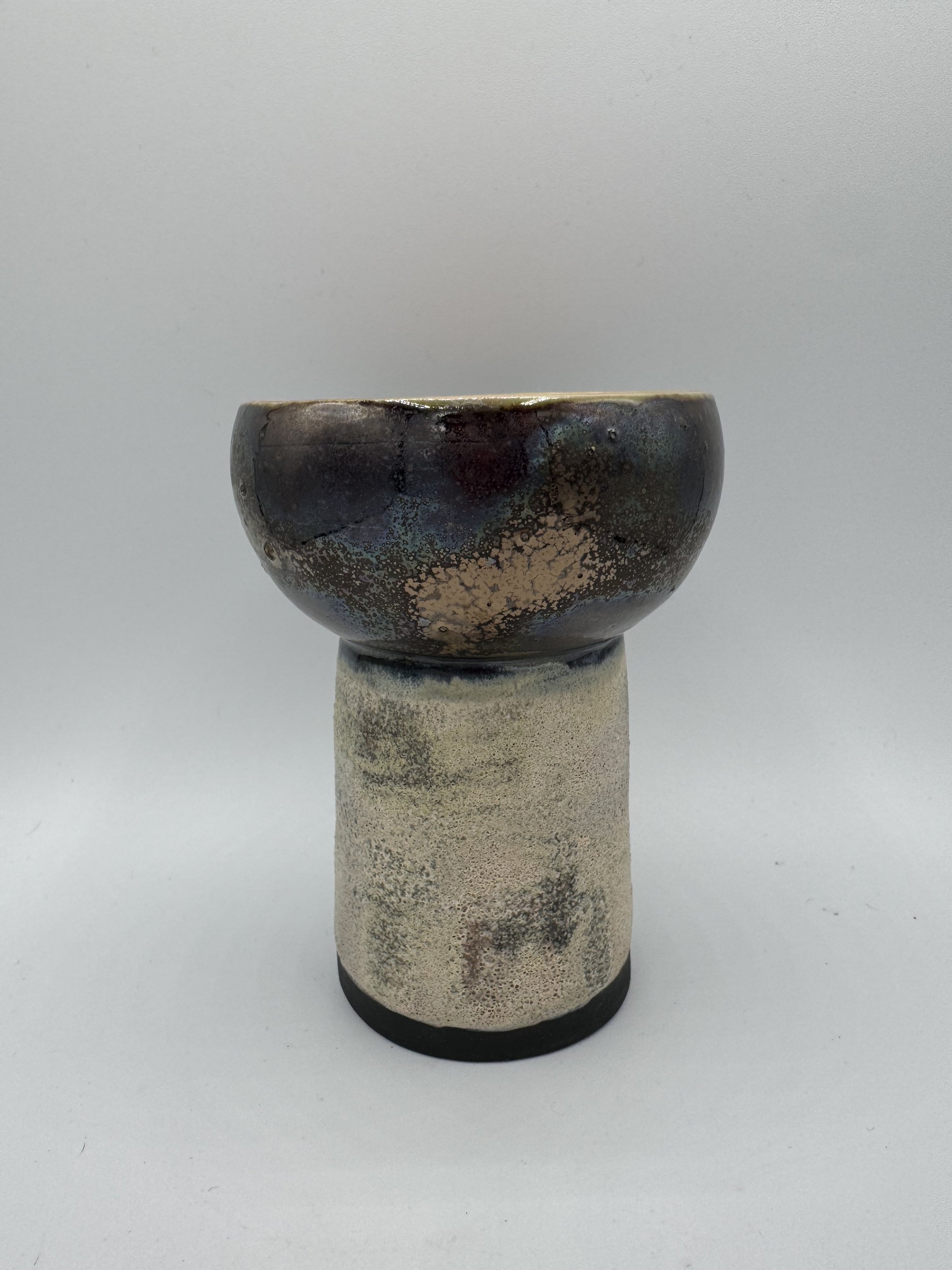 pink metallic lava chalice