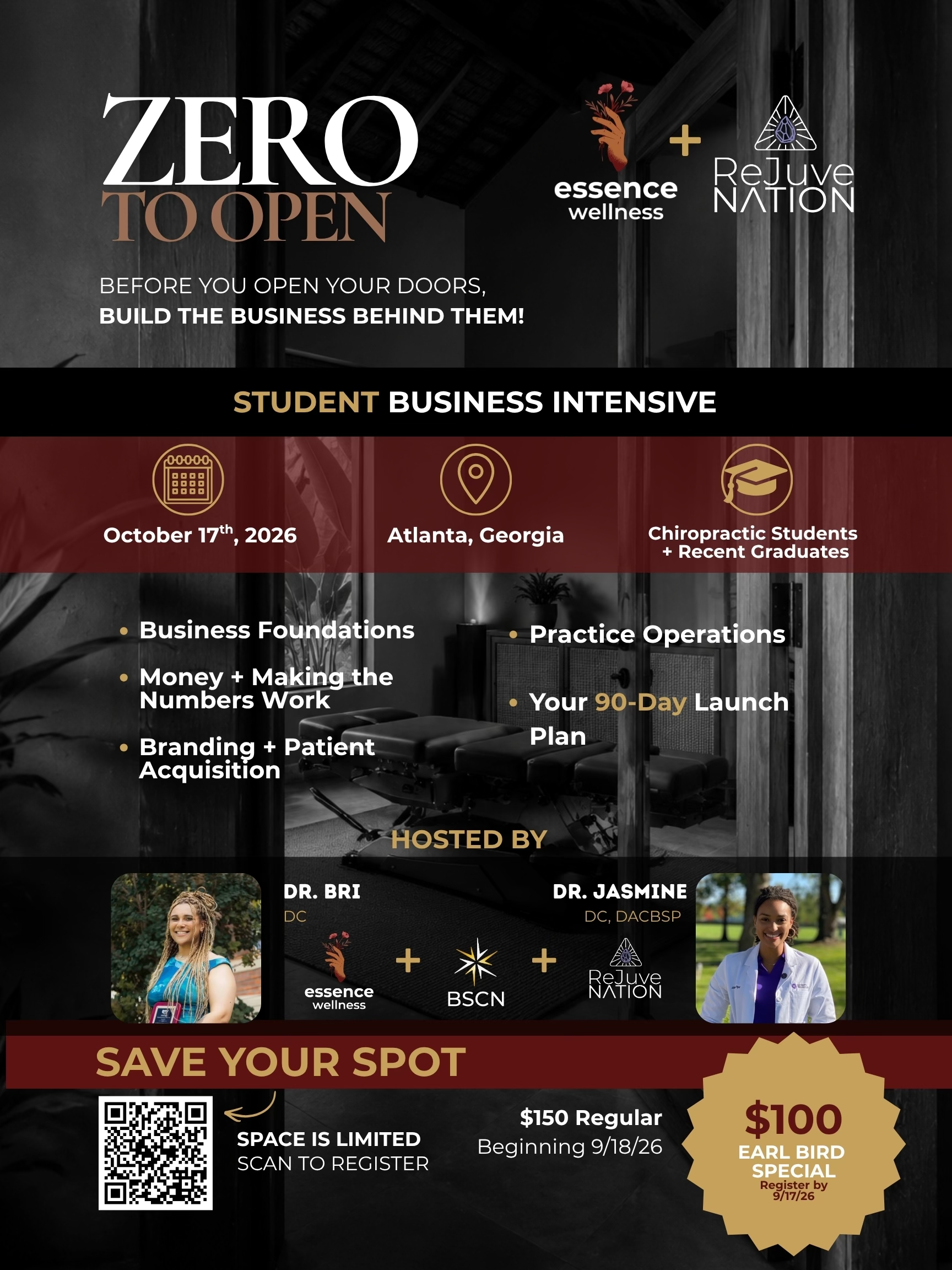 Zero to Open - Student Doctors Registration