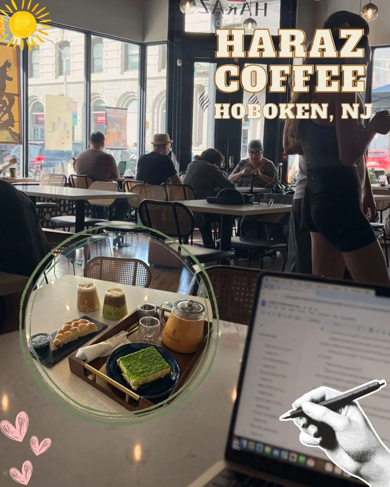 Continuing my hunt to find the best spots to work on book #2! 📚

I paid a visit to @hoboken.coffee.house and it had everything I look for in a cozy and welcoming spot to write. Super large and bright seating area, and it&rsquo;s open later than most