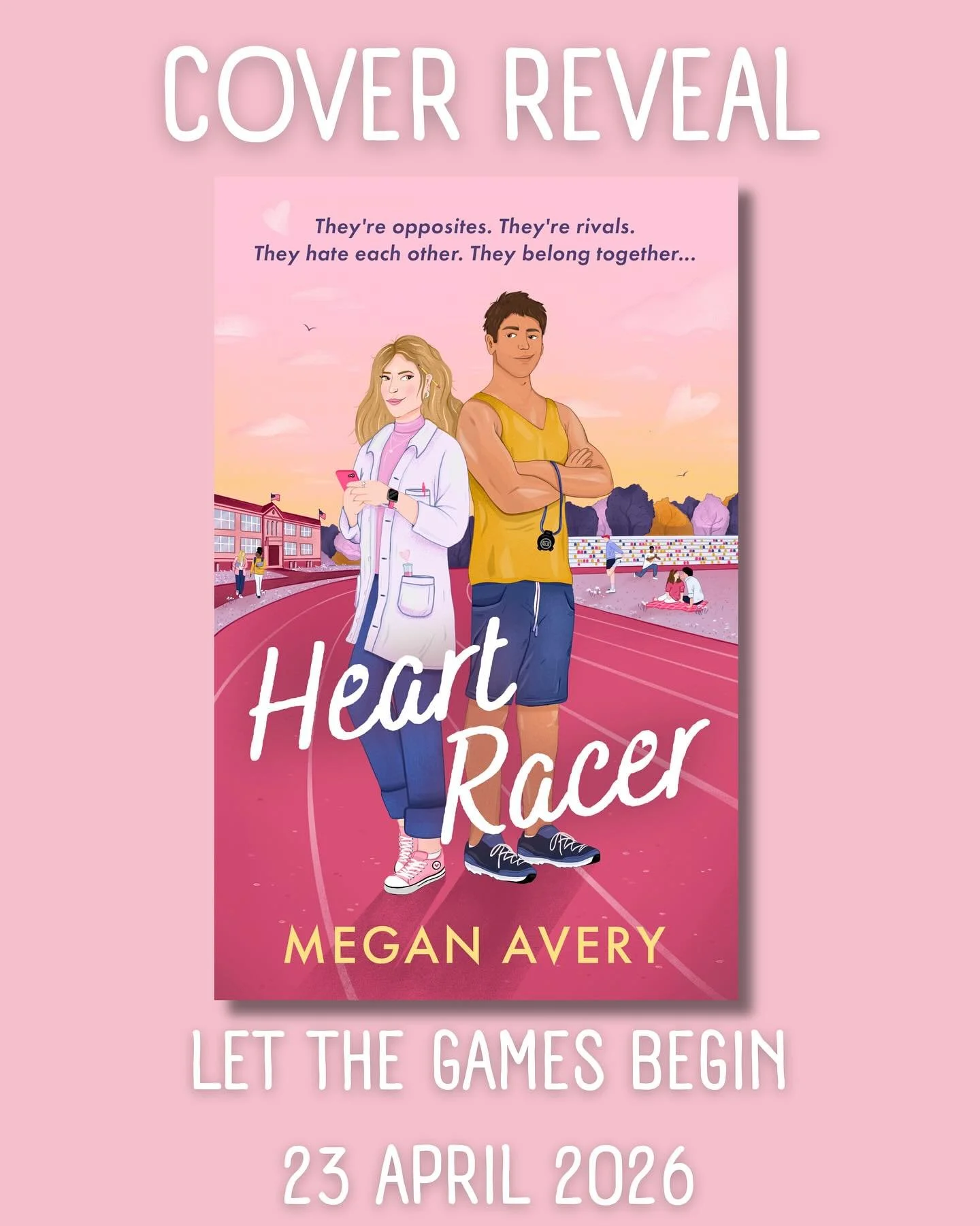 Beyond excited to help my friend @megmurphywrites reveal this gorgeous cover for her upcoming book HEART RACER 🩷💛 Megan&rsquo;s writing is always so beautiful and I can&rsquo;t wait for the world to experience another one of her stories!!!

BLURB: 