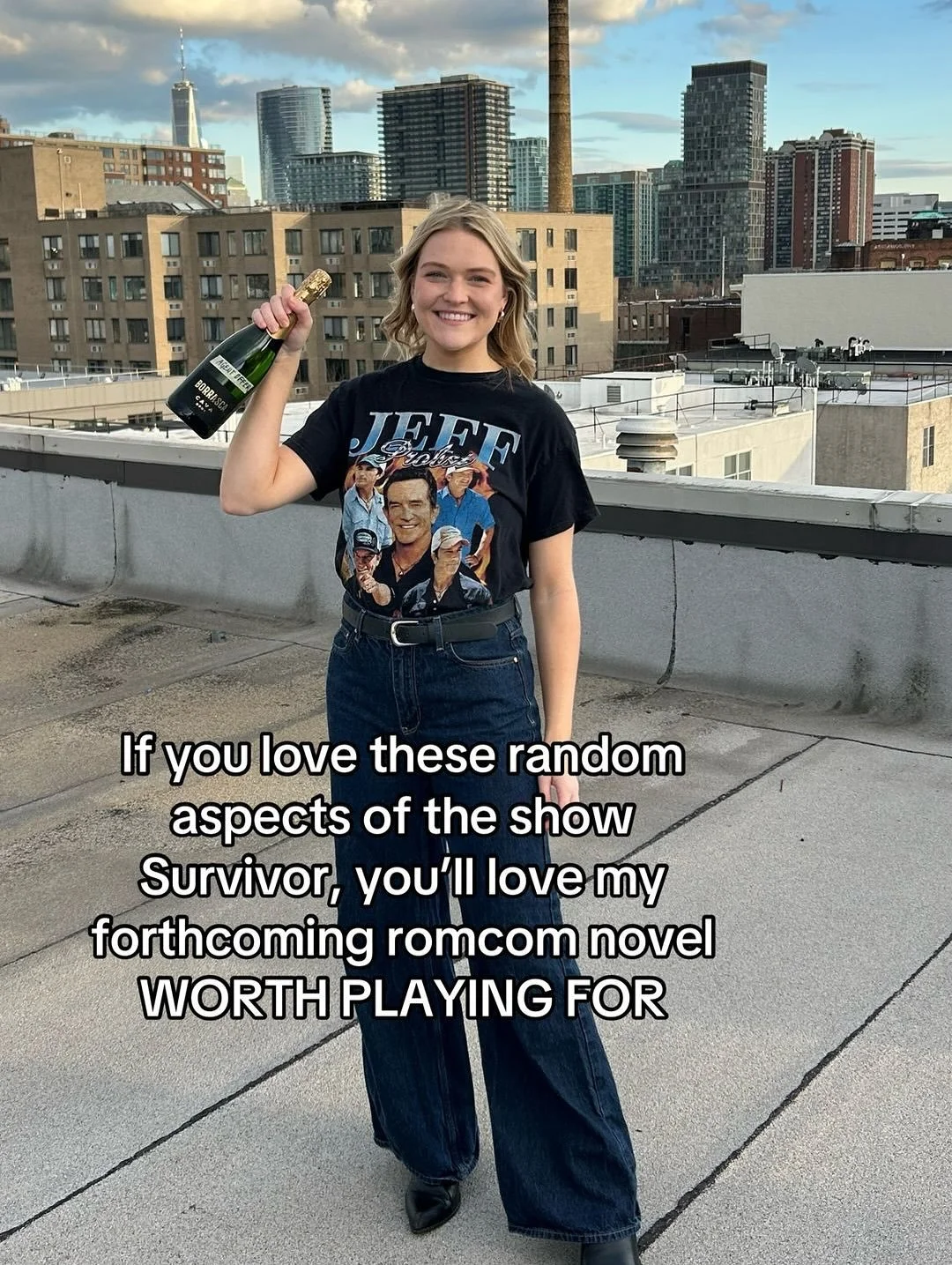 My debut novel, WORTH PLAYING FOR, is like a season of Survivor with fake dating, second chance romance, a twin swap, and smooching 🌴

#debutnovel #debutauthor #survivor