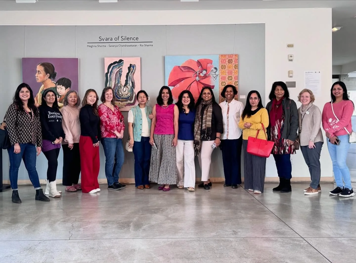 It was an interactive Q&amp;A season at our Artist talk at &lsquo;Svara of Silence&rsquo;
Thanks to everyone coming for our NCWCA tour and artist talk.

This also marks the wrapping up of our two months long Trio show.

Thanking Pedro, Meredith and C