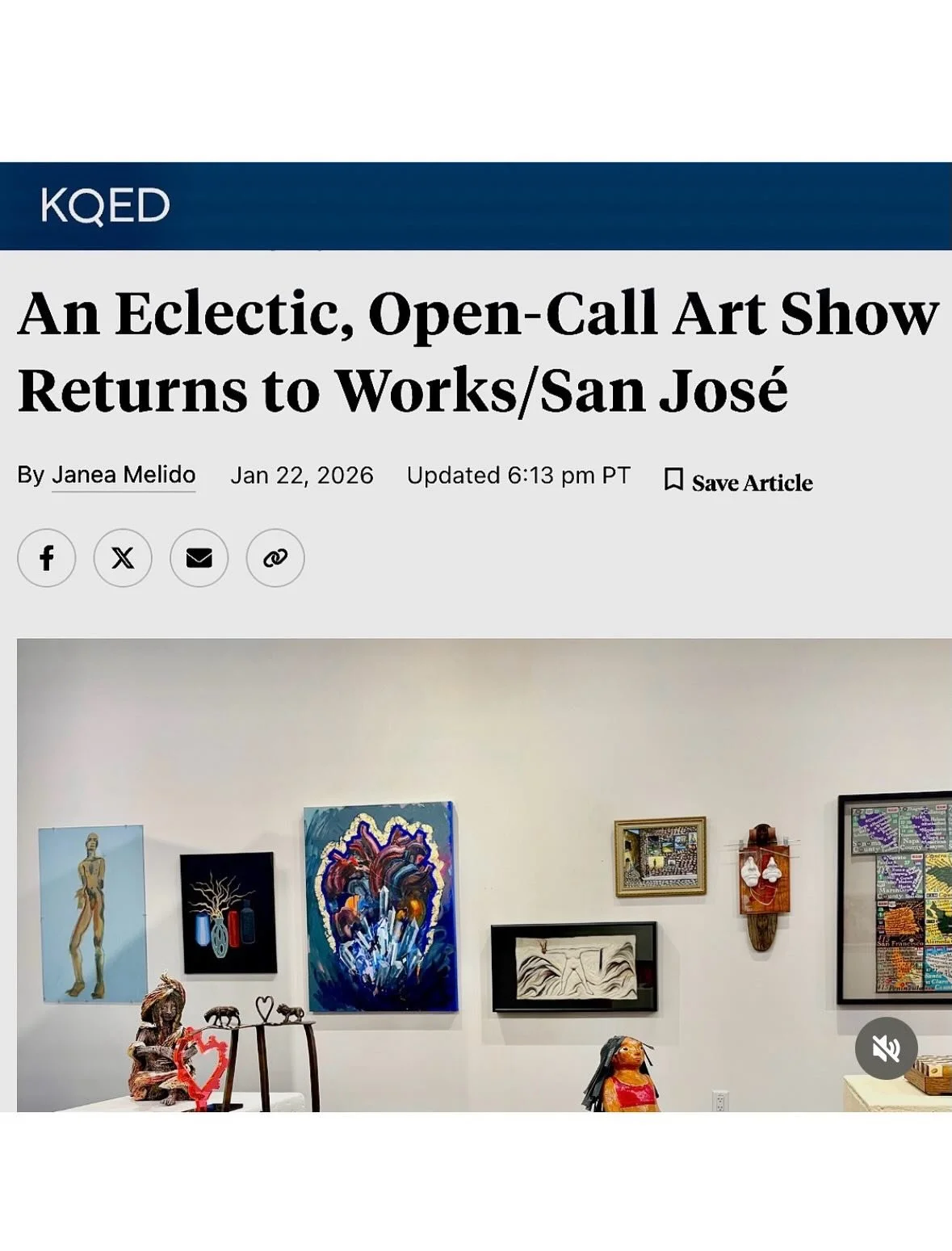 I glad to write that our group show &lsquo;Super Hunger Anti-Valentine Bowl Games LX&rsquo; @workssanjose has received coverage in KQED @kqedarts news, under art and culture section 

I am exhibiting for the first time &lsquo;Invisible Knots&rsquo;
#
