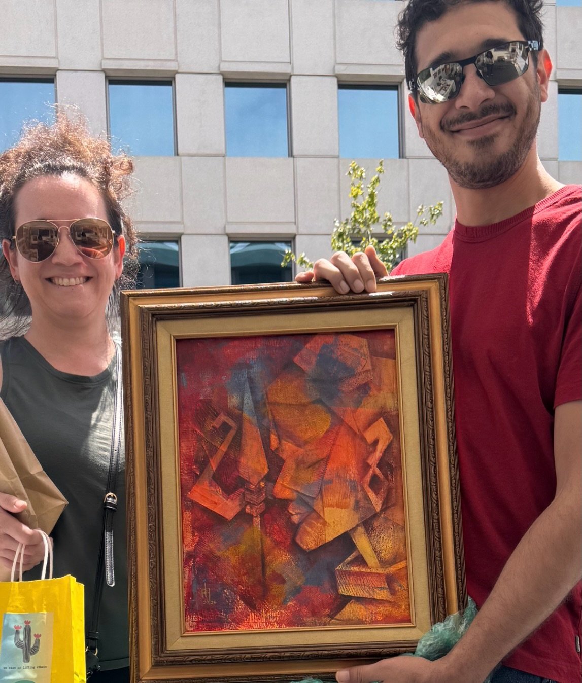 🔴&lsquo;Shiva the cosmos&rsquo; was first to find a home yesterday at @sunnyvaleartandwine 

He said he feels a vast energy when he sees the artwork and I couldn&rsquo;t believe that how could he resonate with the cosmic energies without me saying a