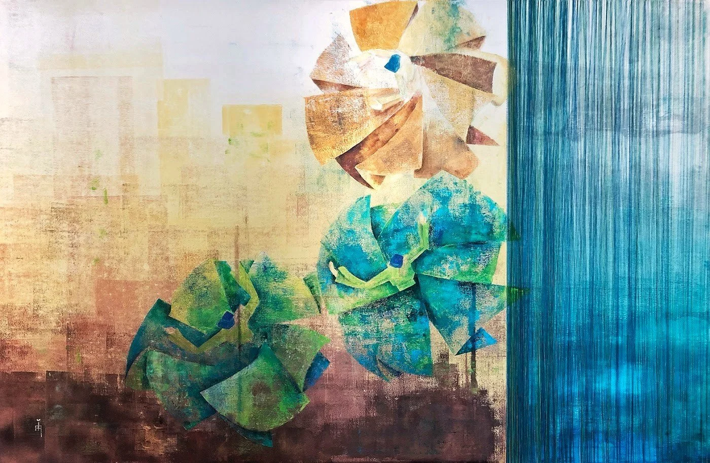 Threads of Devotion-30"X38"-$2550-SOLD