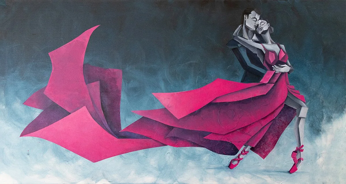 A melody and two souls Superfair-cubic-textile-art-ria-sharma.jpg