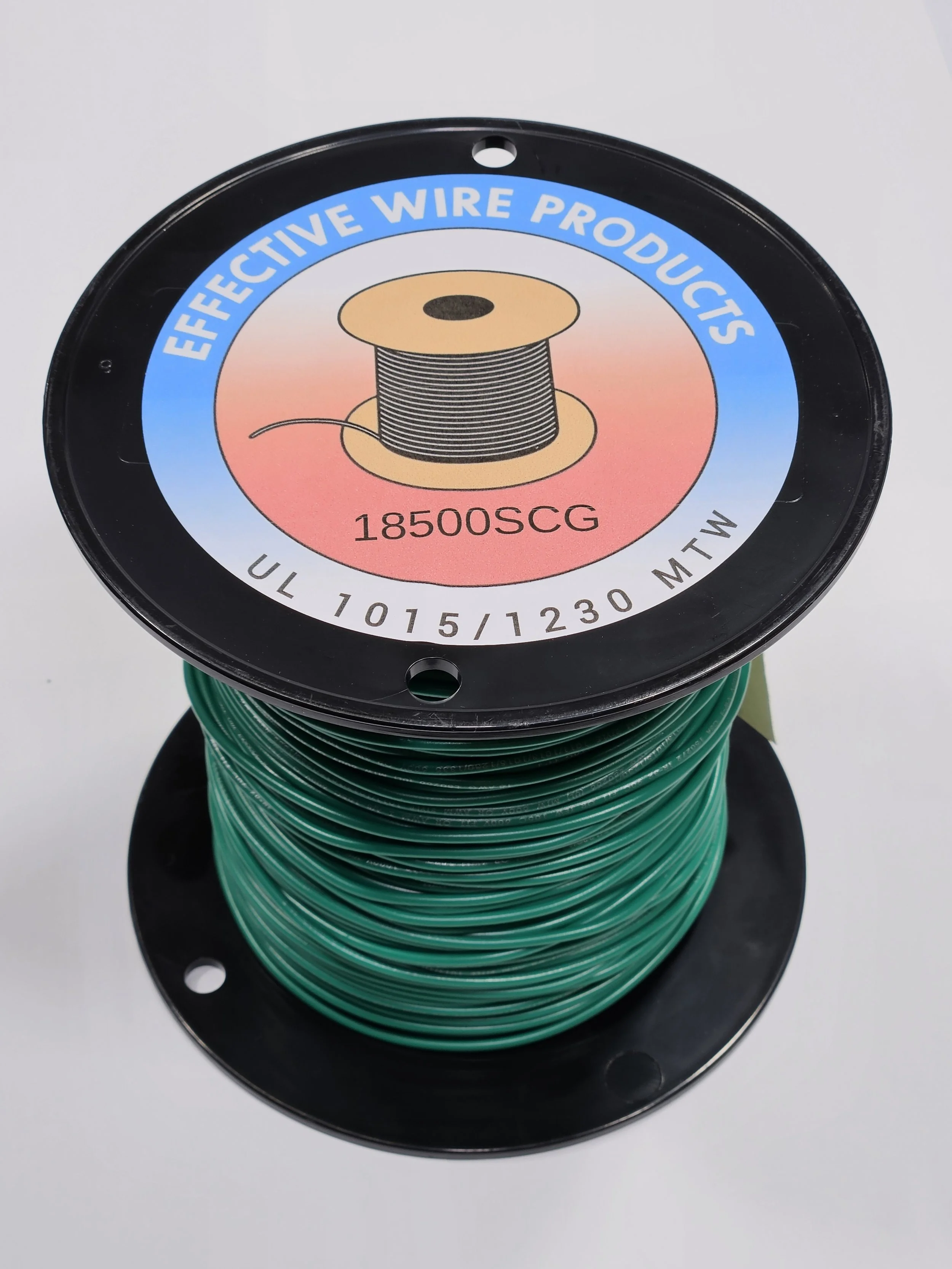 18 Gauge 16/30 Stranded Bare Copper 1/32 Wall PVC 500 foot spool Machine Tool Wire