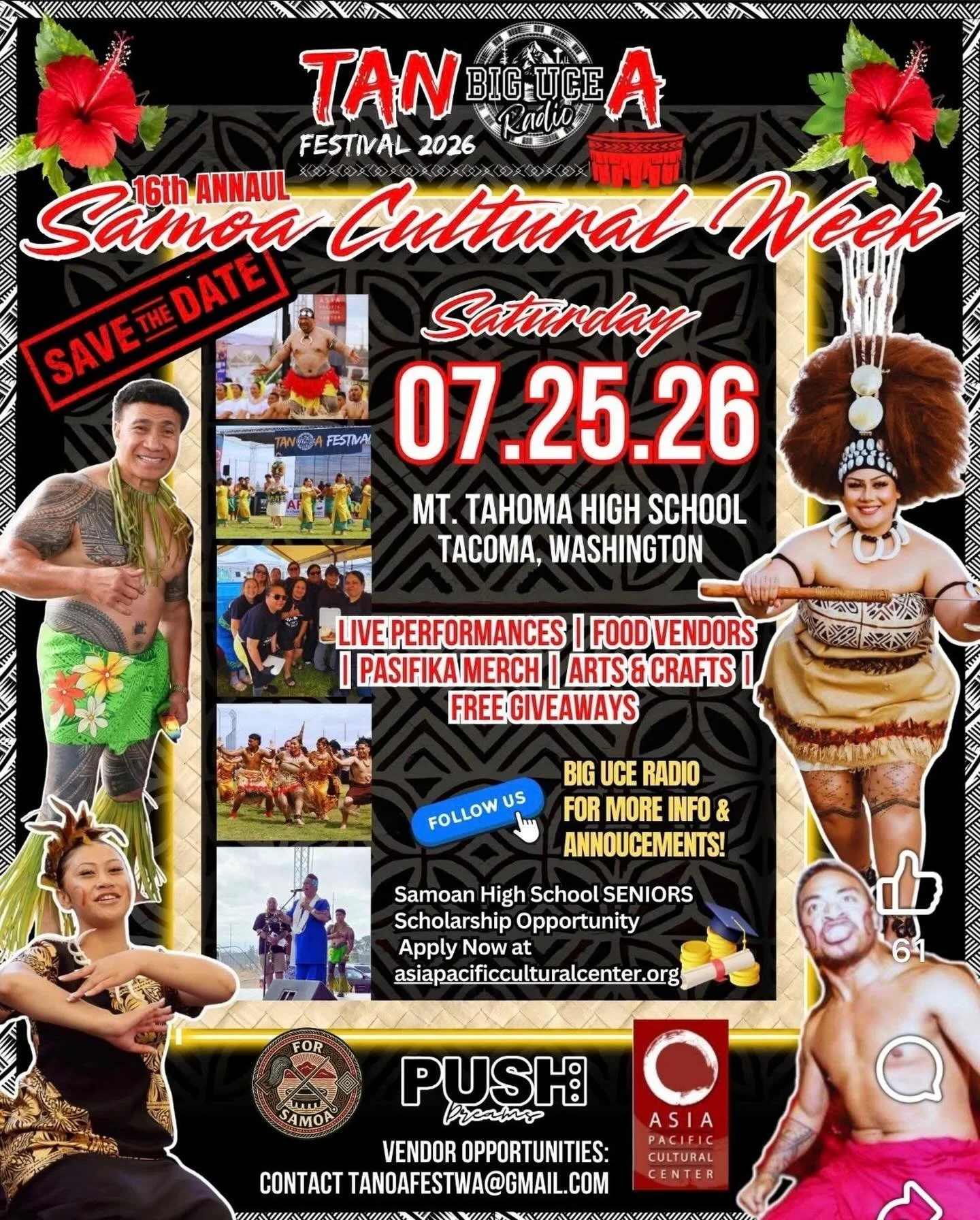 Samoa Cultural Week will take place in July and we will BE THERE !! Bringing the flavor on Saturday July 25! Mark your calendars and check out all the amazing cultural activities, food, and music that will be there with us! 🗓️🍧🍧🍧🍧🍧🍧🍧🍧
