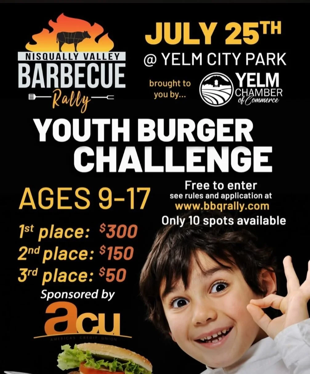 July 27 save the date! NISQUALLY VALLEY BARBECUE RALLY 🍔🍧☀️