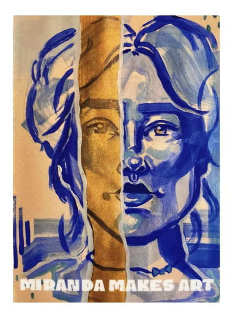 Blue Babe Vinyl Sticker