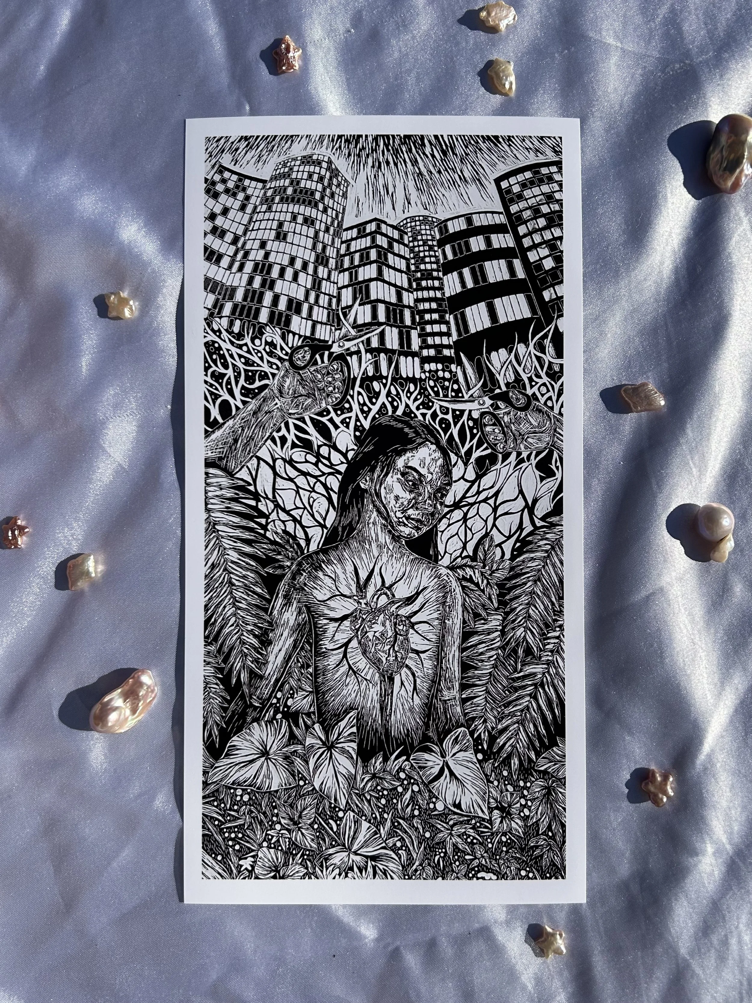 Cutting Ties Art Print