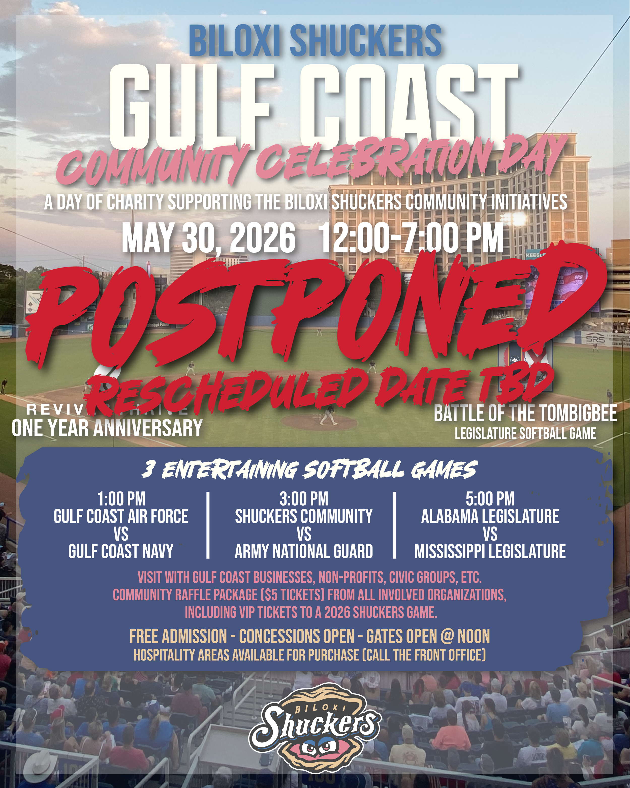 Biloxi Shuckers Gulf Coast Community Celebration Day