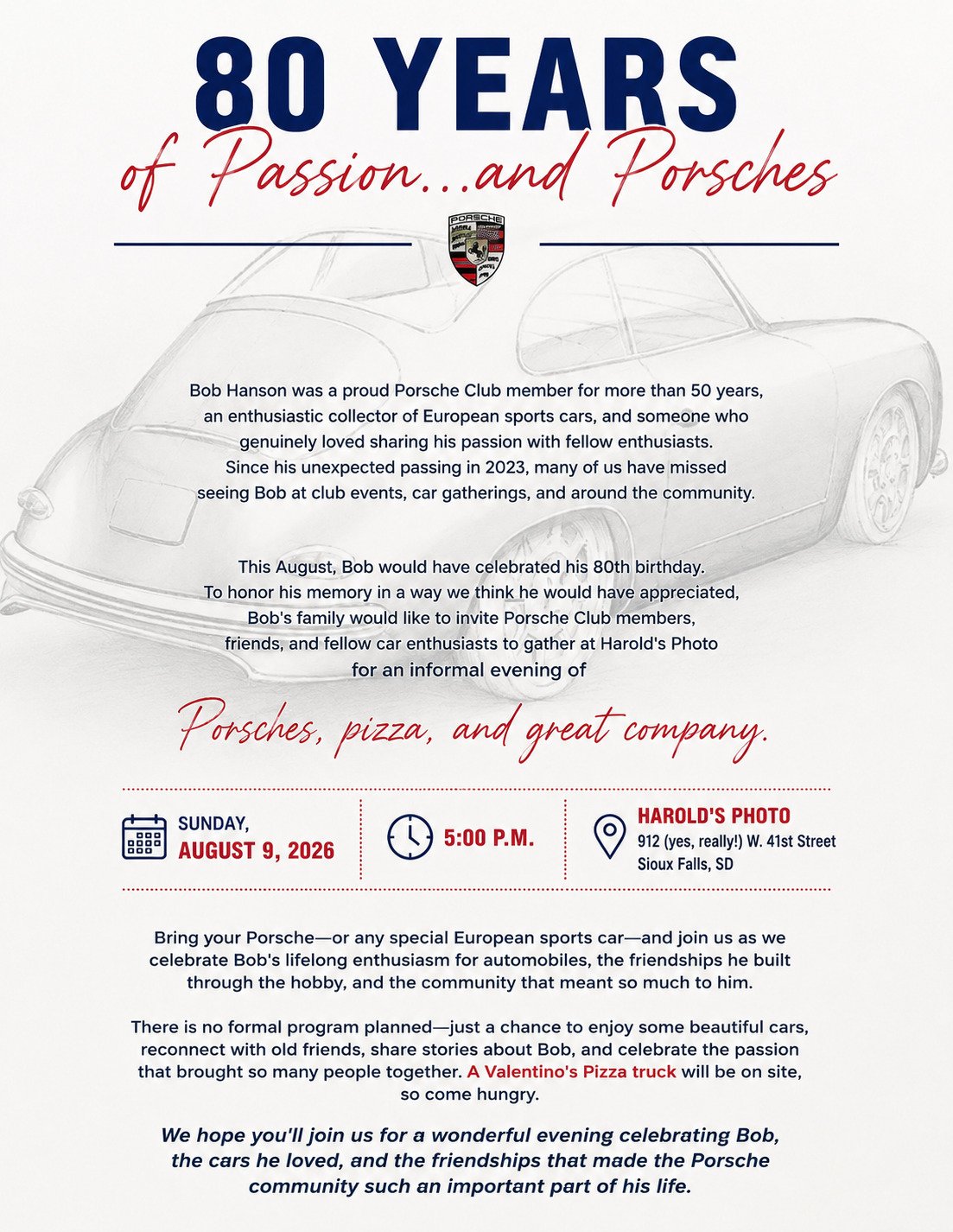 80 Years of Passion… and Porsches