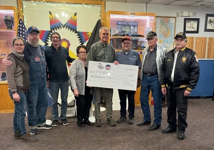 VFW Donation from Run for the Hills 2024