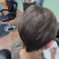 Women's cut and color