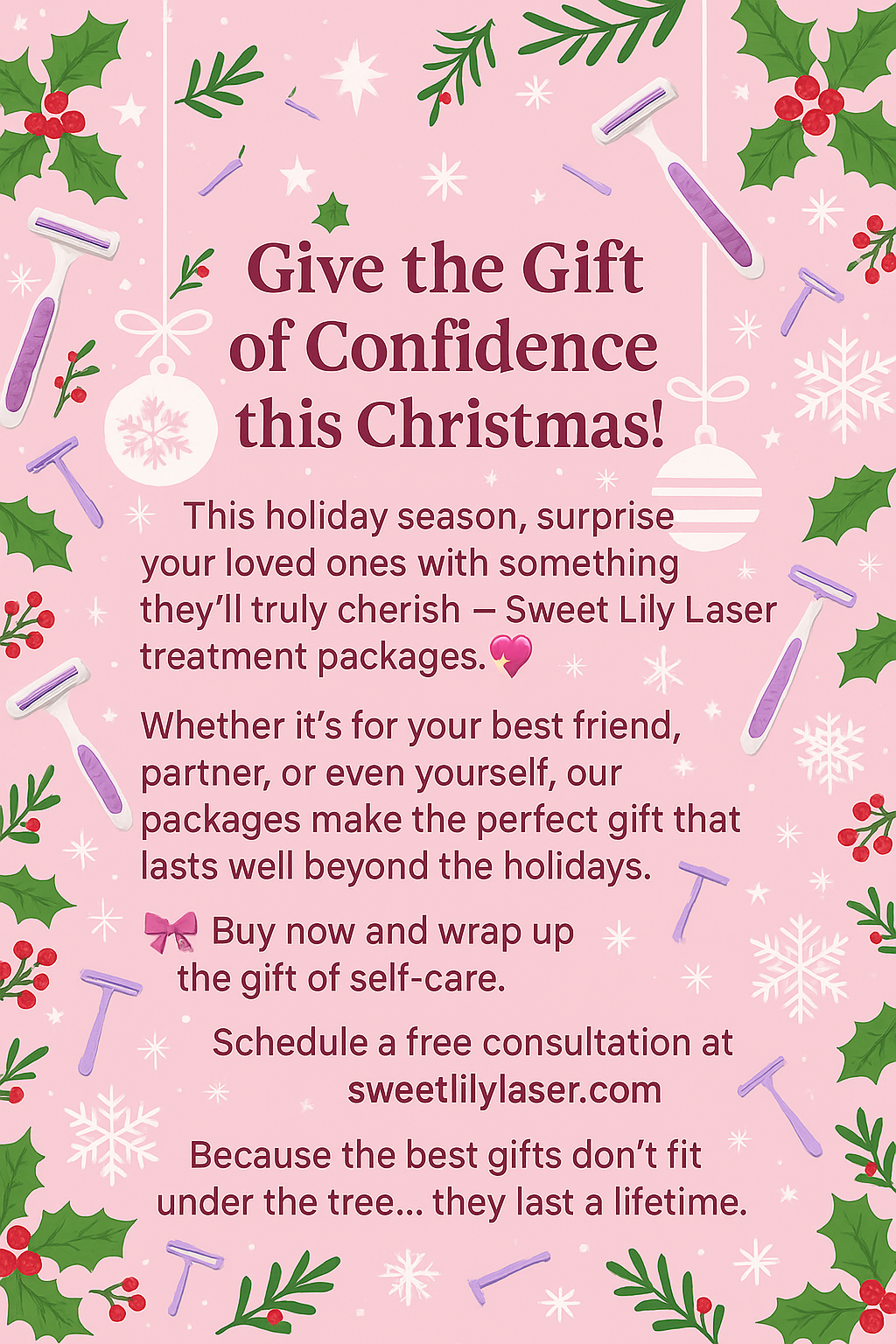 🎄 The 12 Days of Smooth Skin: Laser Hair Removal Edition