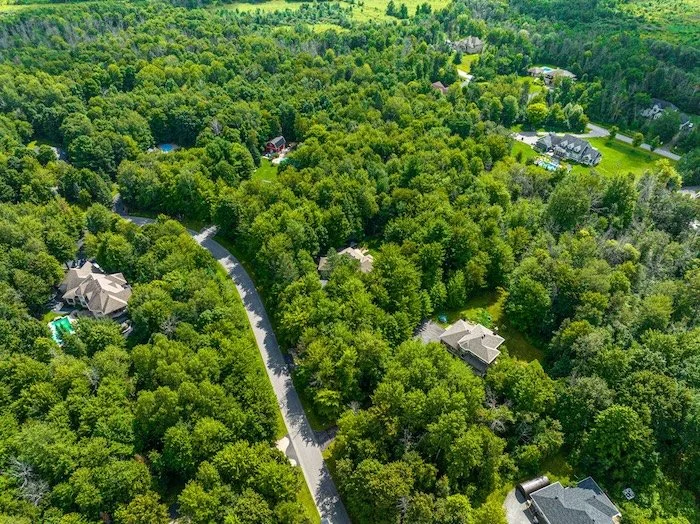 Arial view of Orchardview neighbourhood in Greely