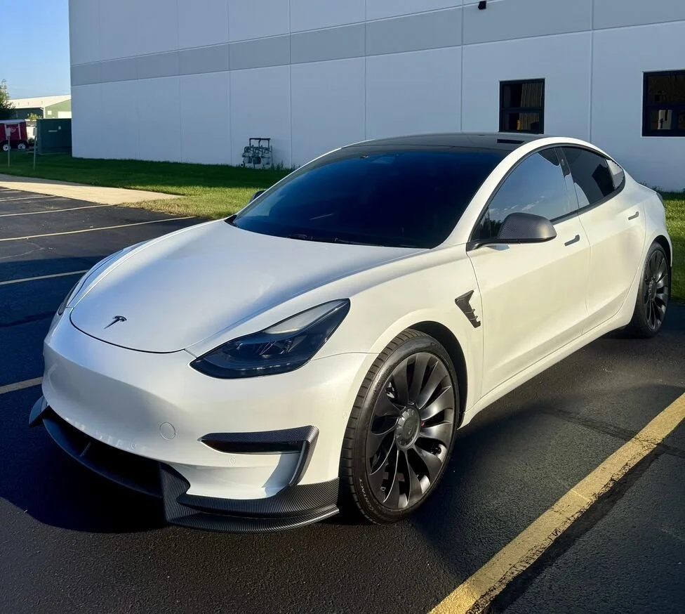 Model 3 automotive tinting - black ceramic PrimeVue | Window Tint, PPF, Ceramic Coating