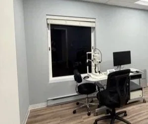 Blackout film applied at eye doctors office by PrimeVue Protecttion