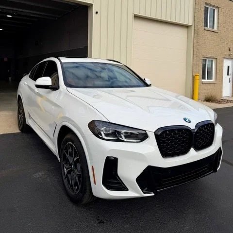 BMW x4 with ppf and windshield protection film done at PrimeVue Protection.