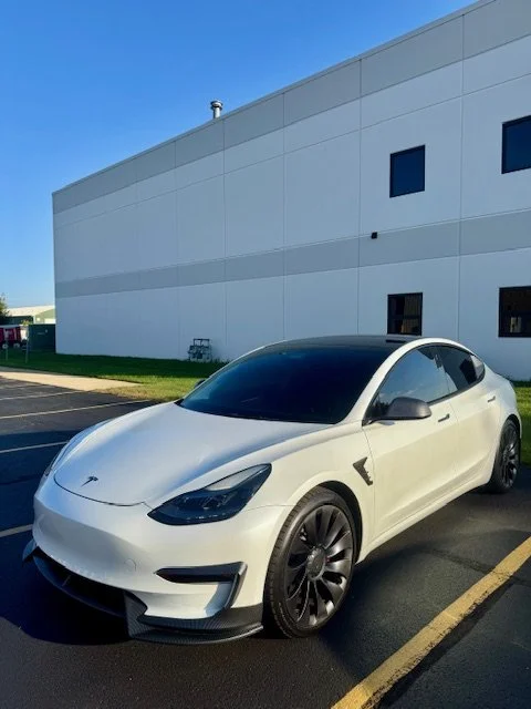 Model 3 automotive tinting - black ceramic PrimeVue | Window Tint, PPF, Ceramic Coating