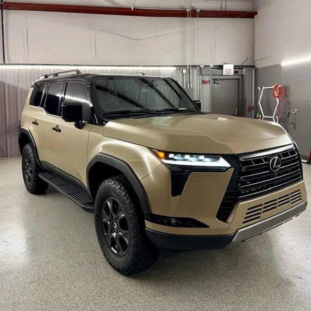 Lexus GX matte full coverage ppf done at PrimeVue Protection
