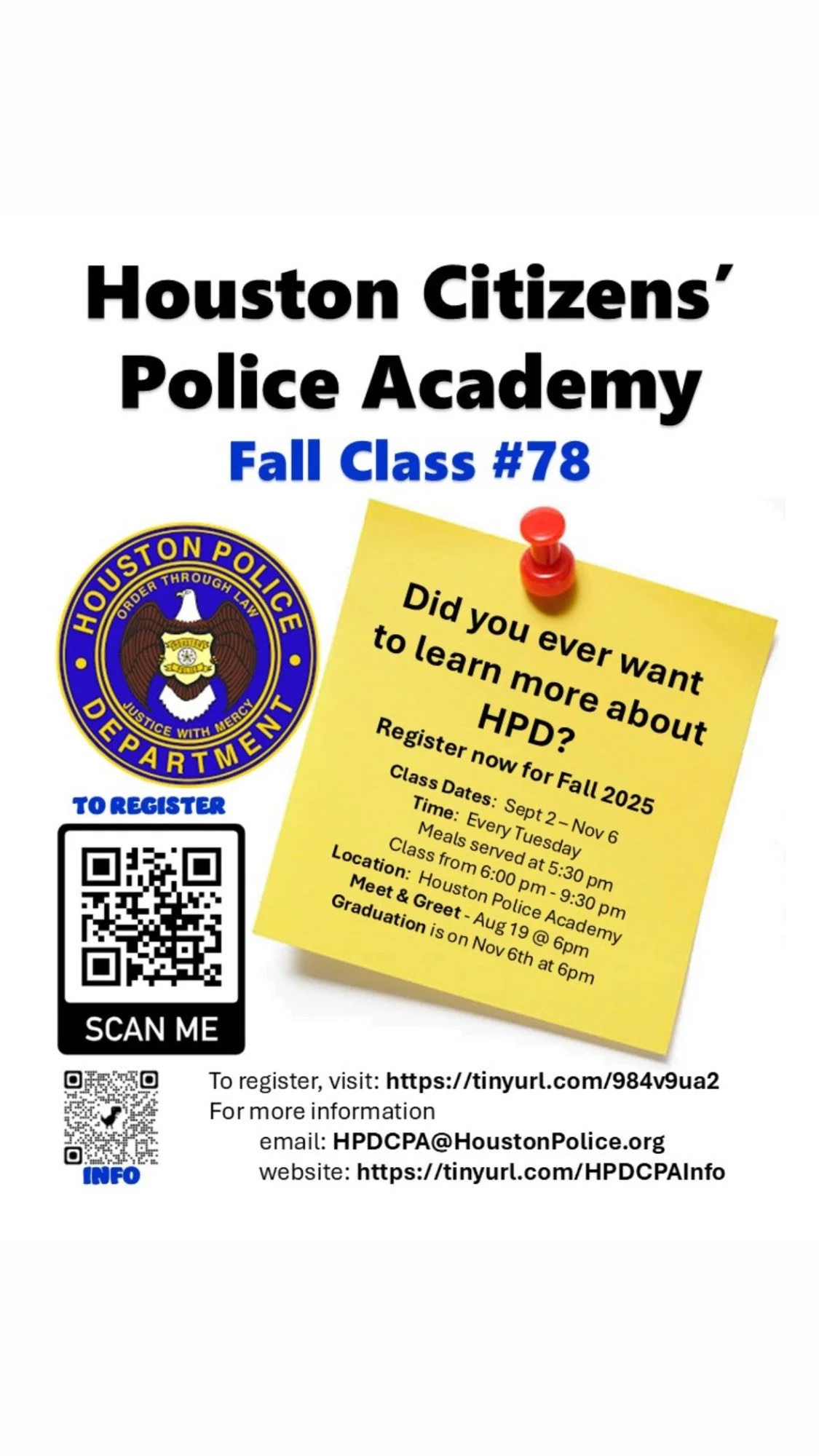 HPD Citizens Police Academy