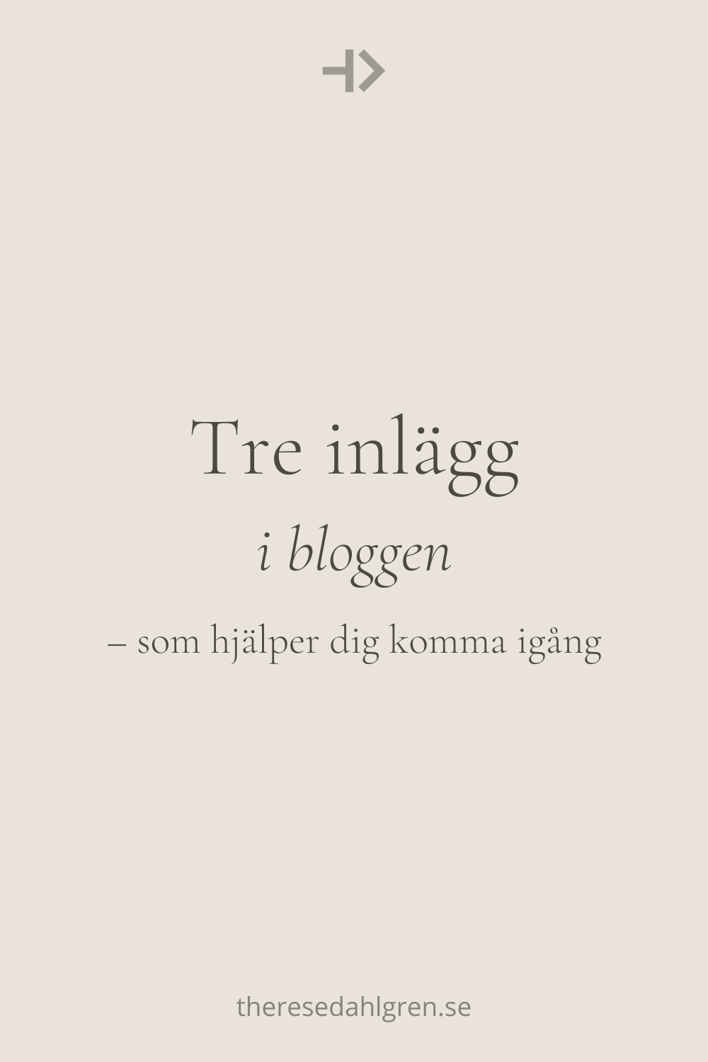 Tre inlägg som kan hjälpa dig igång med bloggen