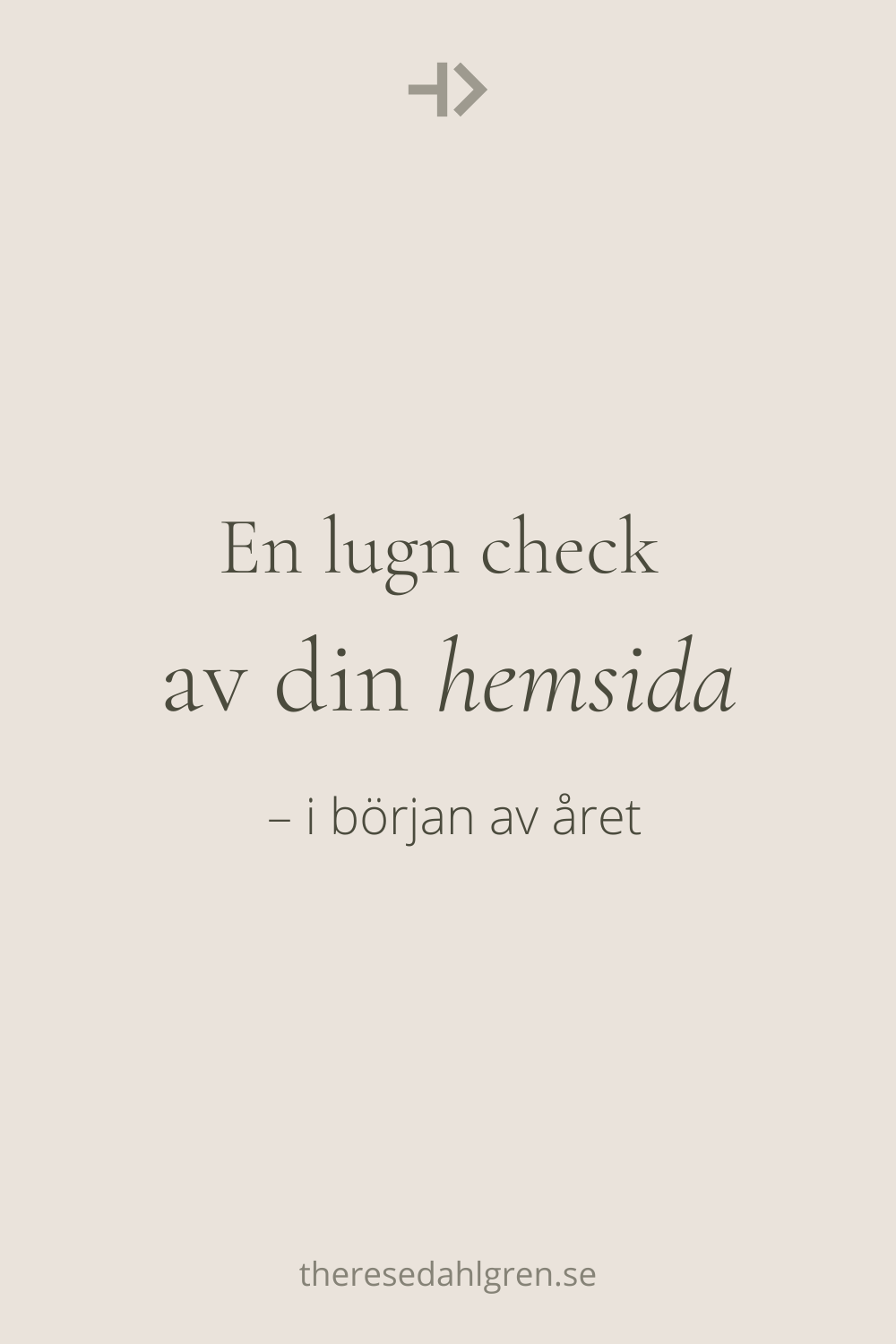 Några enkla saker att checka av på din hemsida i början av året