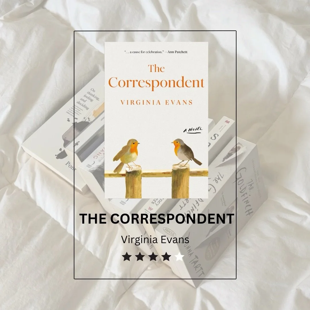 HUSH READS: HUSH READS: The Correspondent by Virginia Evans 📖✨

A quietly captivating read that draws you in from the very first page.

The Correspondent is thoughtful, intimate, and beautifully written. The kind of story that lingers with you, long