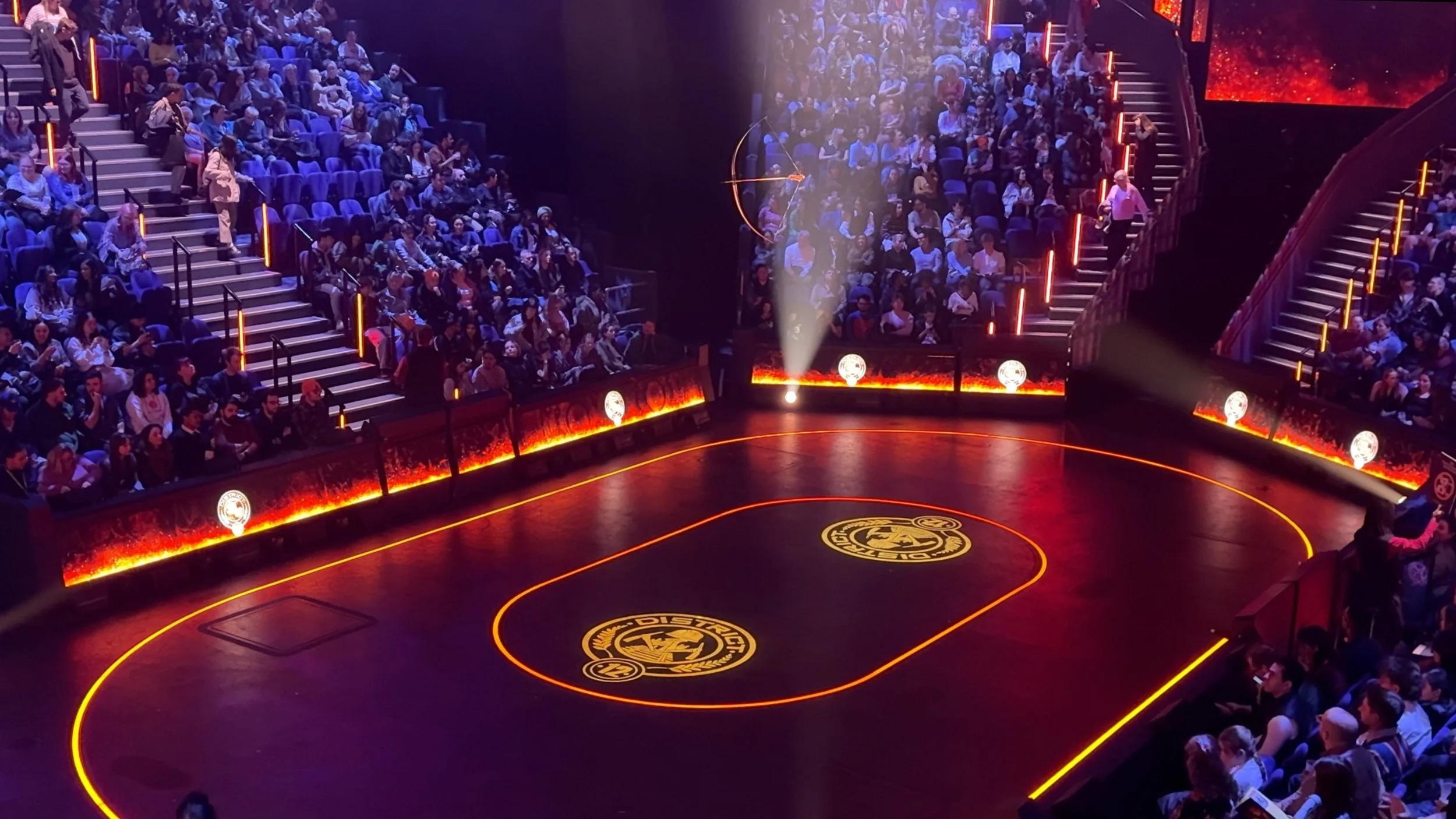 The Hunger Games on Stage is still finding its fire