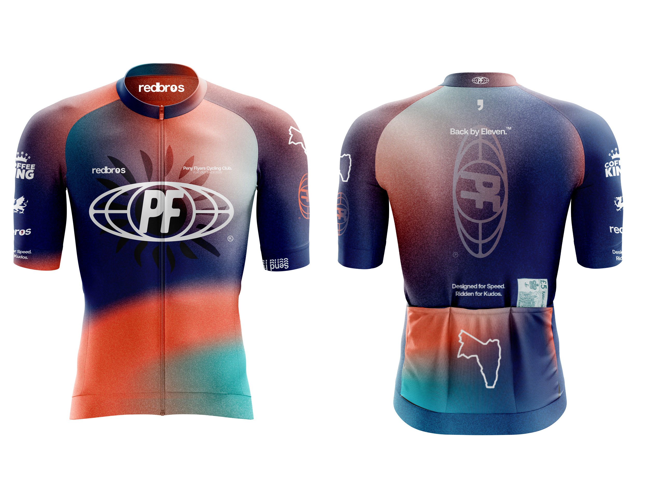 Penny Flyers custom cycling jersey by Redbros