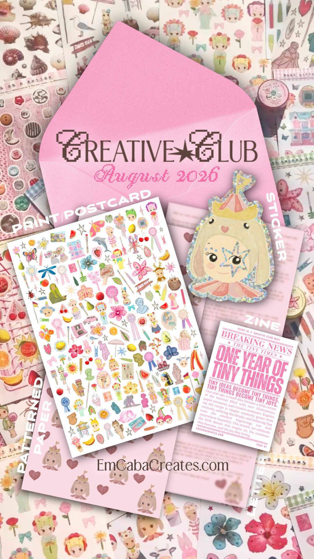 ✿ August 2026 ✿ Creative Club Mail ✿