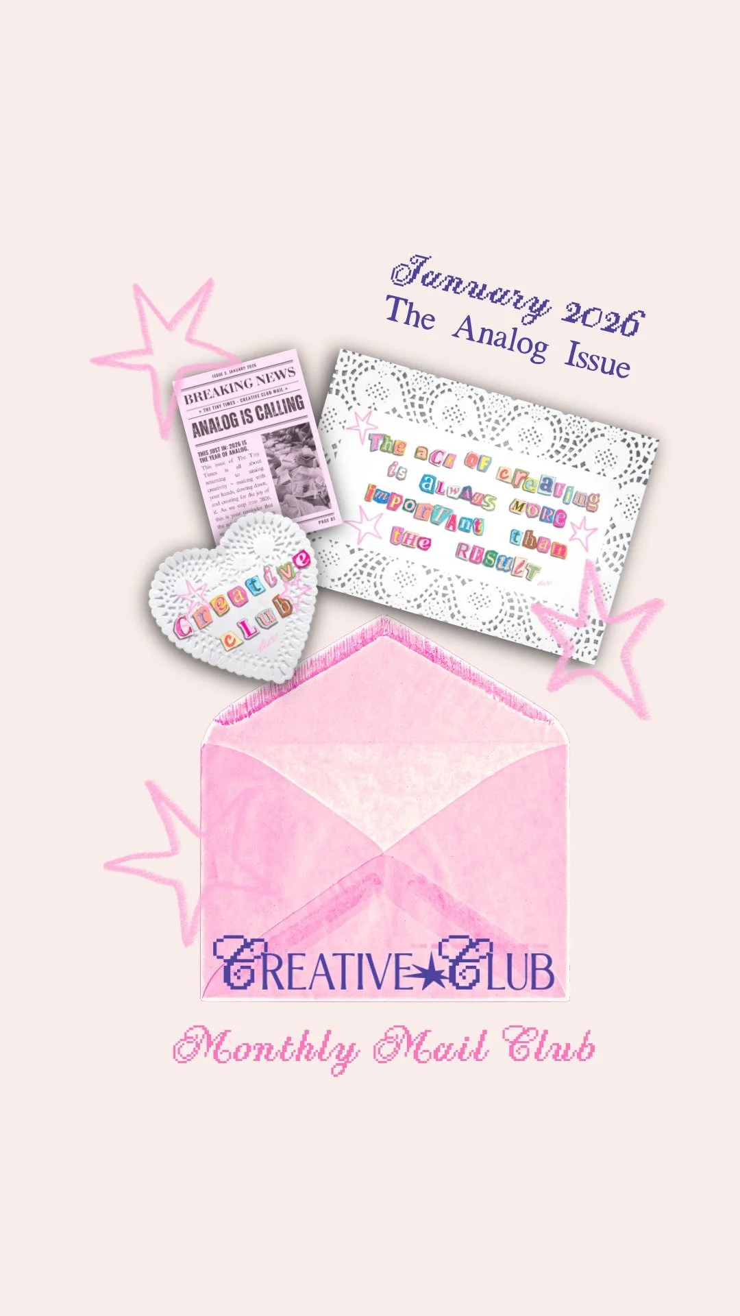 ✿ January ✿ Creative Club Mail ✿