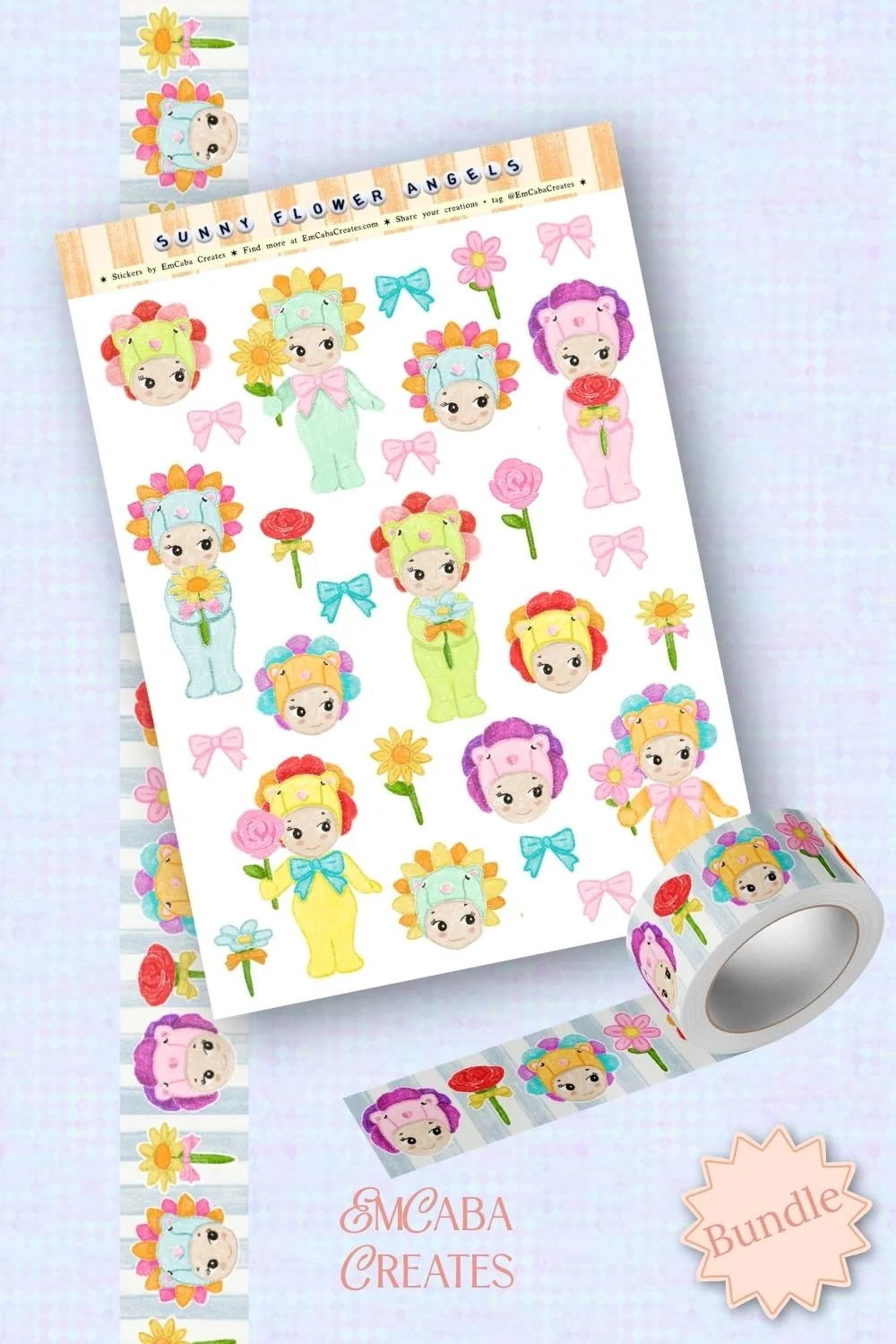 Sunny Flower Angels // Bundle