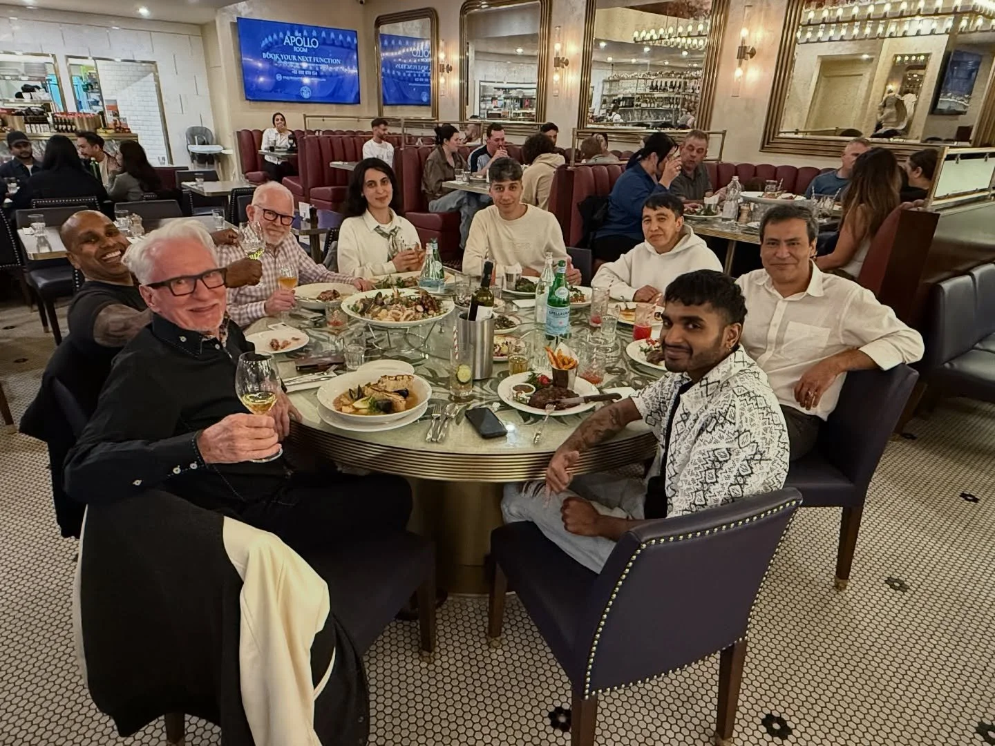 Celebrating gilding progress at The Art Centre&rsquo;s Melbourne  State Theatre with my golden team. 🌟🌟🌟🌟🌟🌟🌟 
Documented beautifully by @markgambino_