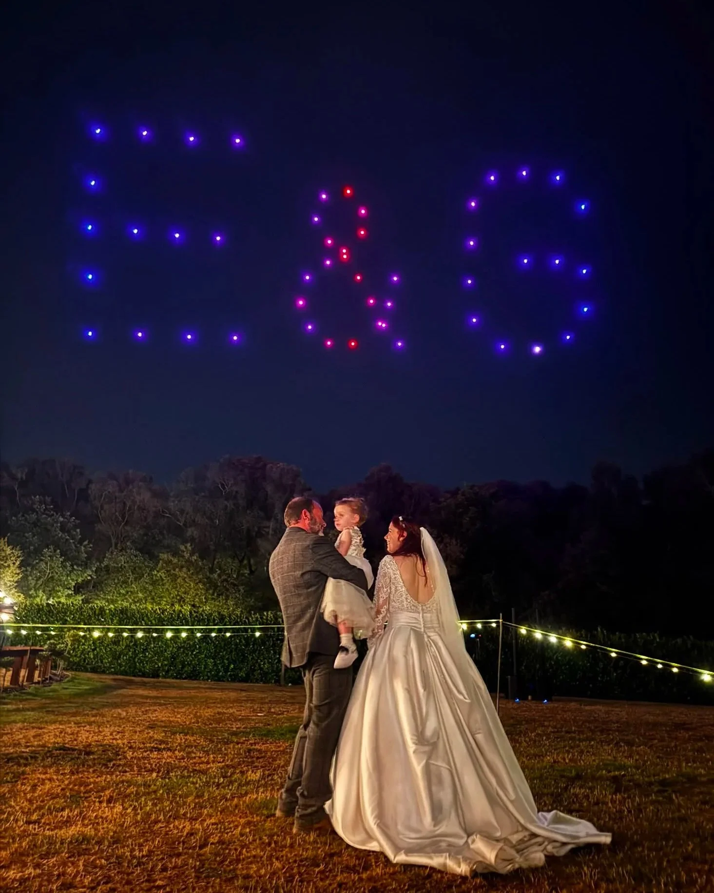 Gemma's Wedding Finale Drone Show