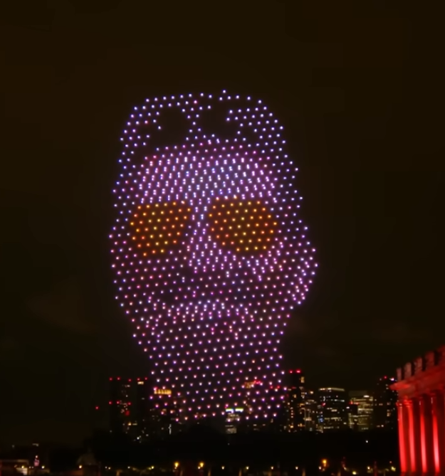 Simon's Portrait in a Drone Formation
