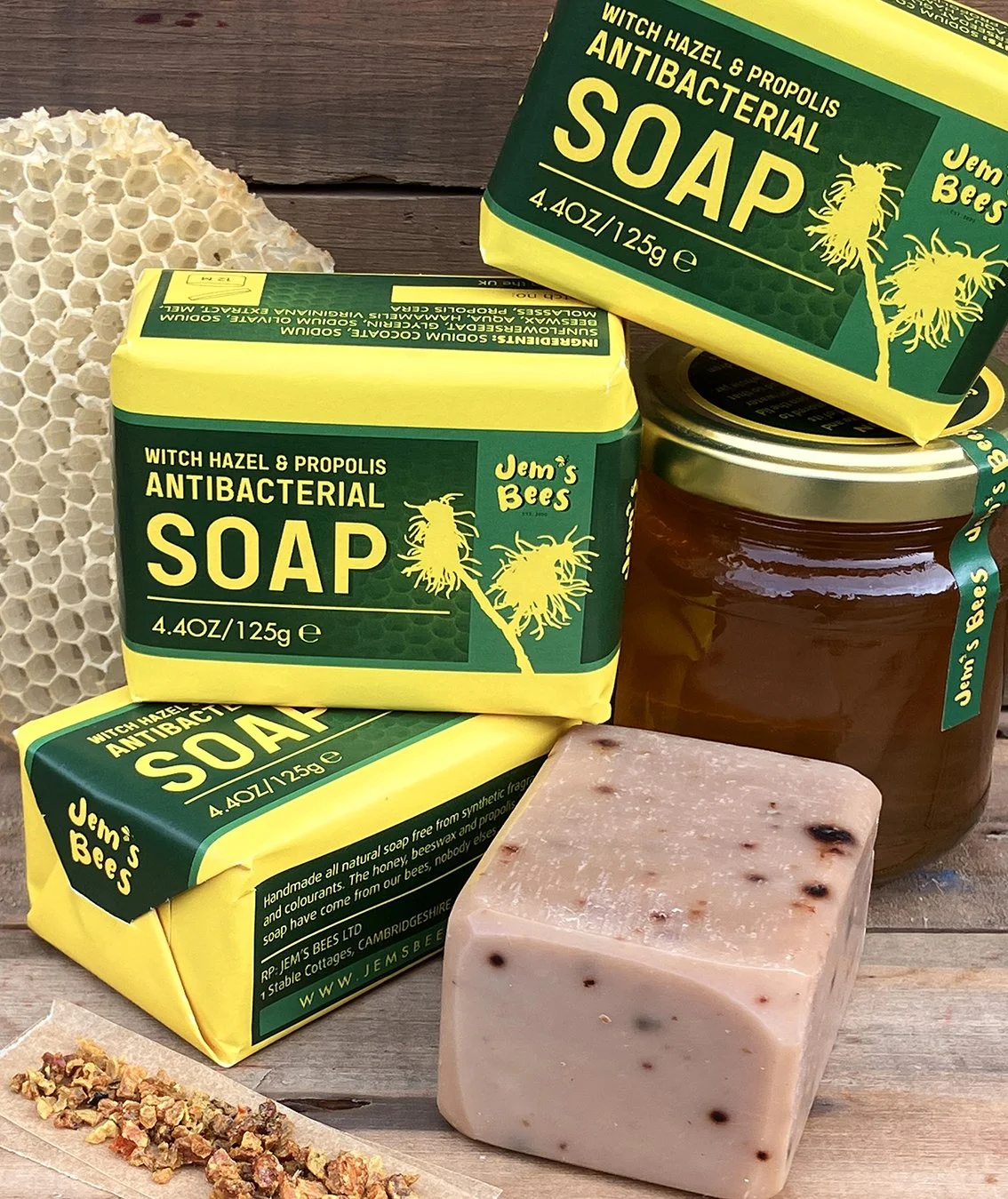 Witch Hazel and Propolis Antibacterial Soap - 125g