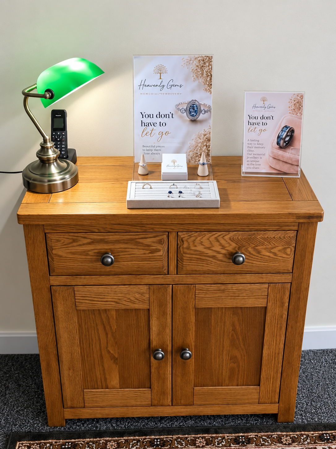 Heavenly Gems Display at Christopher Snailham Funeral Directors